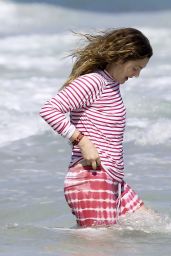 Drew Barrymore on a Beach in Mexico 2/19/ 2017 