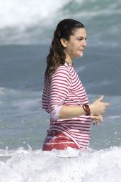 Drew Barrymore on a Beach in Mexico 2/19/ 2017 