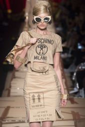 Elsa Hosk Walks Moschino Show – Milan Fashion Week, Italy 2/24/ 2017