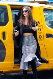 Emily Ratajkowski - Gets Out of a Cab in New York 2/15/ 2017