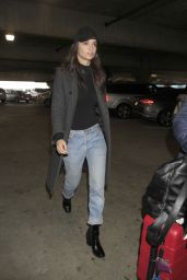 Emily Ratajkowski - Looks Downcast as she Catches a Flight out of LA 2/20/ 2017