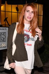 Emma Roberts - Leaving Nine Zero One Salon in West Hollywood 2/2/ 2017