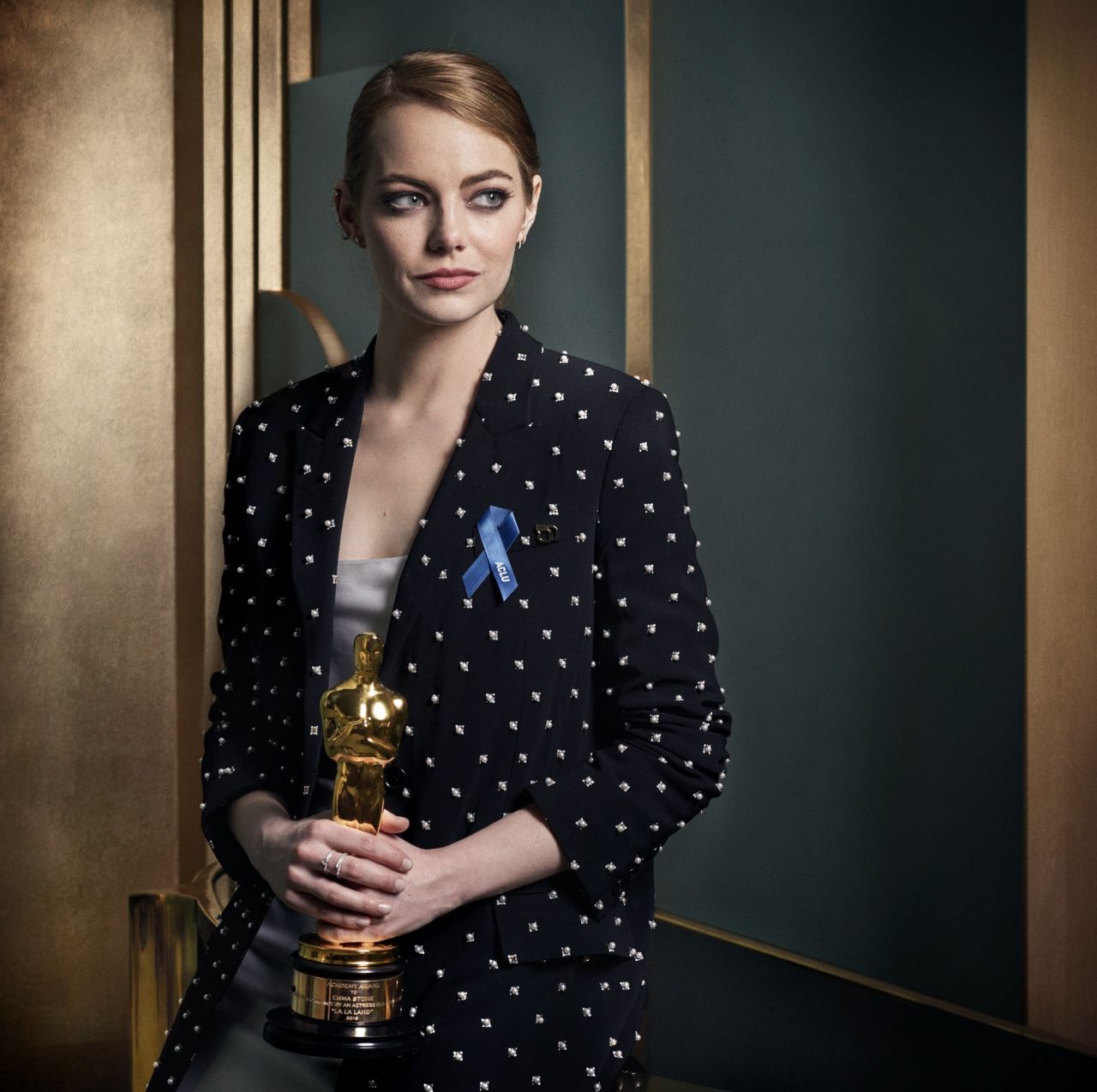 Emma Stone - 2017 Vanity Fair Oscar Party Portrait