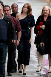 Emma Stone - Arriving at Jimmy Kimmel Live! in Los Angeles 2/6/ 2017