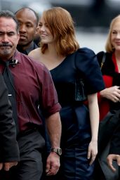 Emma Stone - Arriving at Jimmy Kimmel Live! in Los Angeles 2/6/ 2017