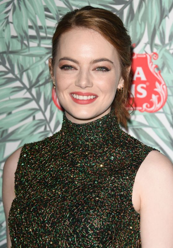 Emma Stone at Women in Film Pre-Oscar Cocktail Party in Los Angeles 2/24/ 2017
