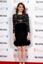 Emma Stone – BAFTA Nespresso Nominees’ Party, London, UK 2/11/ 2017