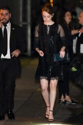 Emma Stone - Leaving Jimmy Kimmel Live in Los Angeles 2/6/ 2017