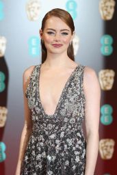 Emma Stone on Red Carpet at BAFTA Awards in London, UK 2/12/ 2017