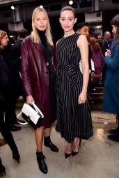 Emmy Rossum - Carolina Herrera Fashion Show in New York 2/13/ 2017