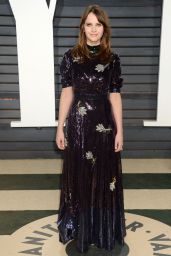 Felicity Jones at Vanity Fair Oscar 2017 Party in Los Angeles