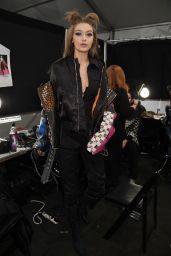 Gigi Hadid - Anna Sui Fashion Show Fall/Winter 2017 - Backstage 2/15/ 2017