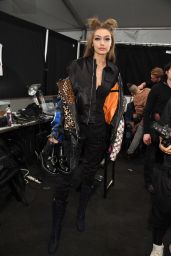 Gigi Hadid - Anna Sui Fashion Show Fall/Winter 2017 - Backstage 2/15/ 2017