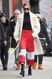 Gigi Hadid is Stylish - Out in Soho 2/13/ 2017