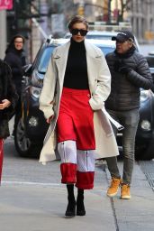 Gigi Hadid is Stylish - Out in Soho 2/13/ 2017