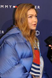 Gigi Hadid - Promotes Collection in Amsterdam 2/17/ 2017