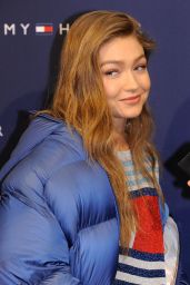 Gigi Hadid - Promotes Collection in Amsterdam 2/17/ 2017