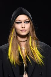 Gigi Hadid Supermodel Walks the Runway at the Versace Show at Milan Fashion Week 2/24/ 2017