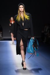 Gigi Hadid Supermodel Walks the Runway at the Versace Show at Milan Fashion Week 2/24/ 2017