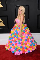 Girl Crush in Gumball Dress – GRAMMY Awards in Los Angeles 2/12/ 2017