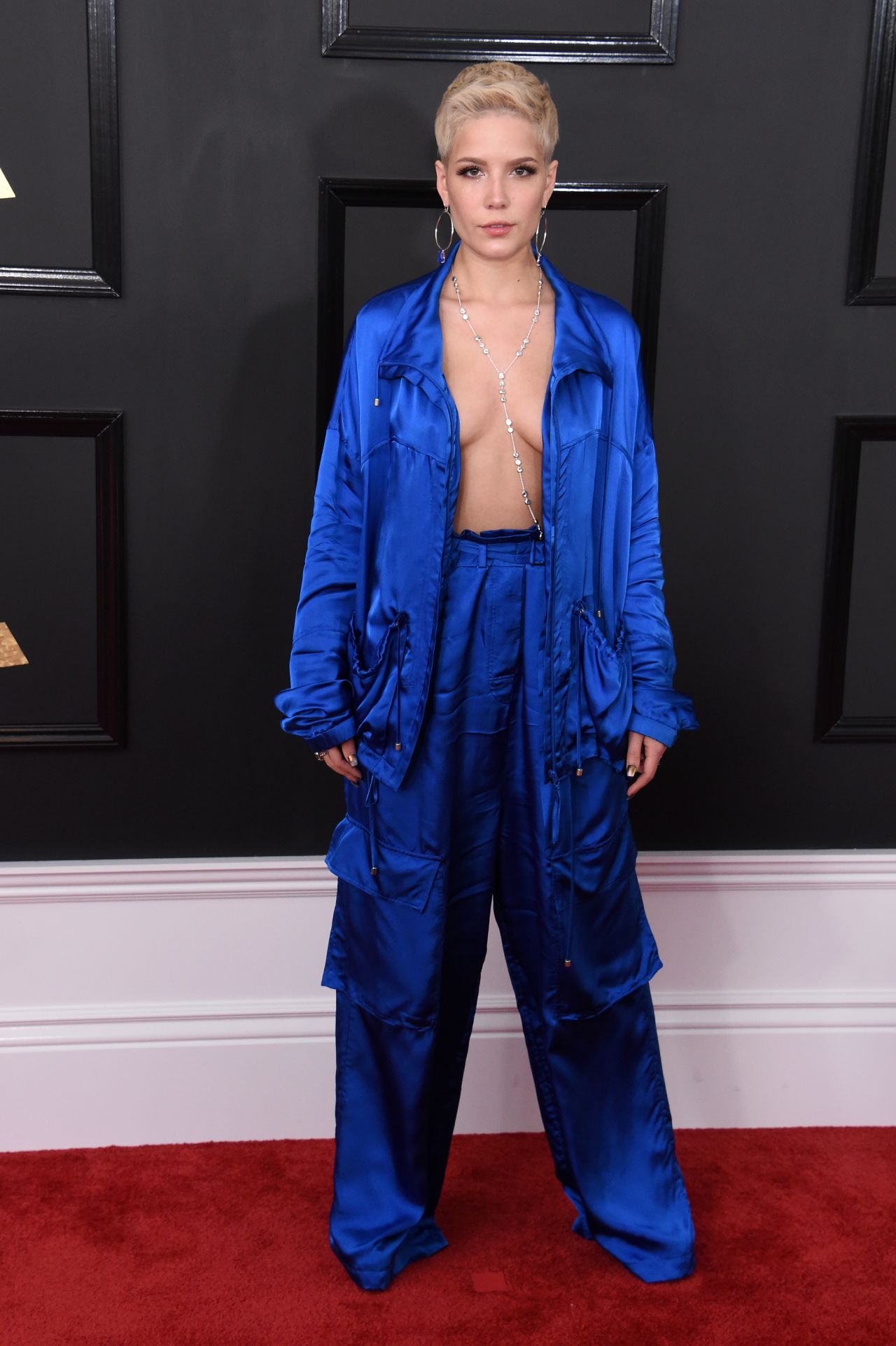 Halsey at GRAMMY Awards in Los Angeles 2/12/ 2017