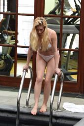 Heidi Montag in Bikini Enjoys a Pool Day at Her Hotel in London 2/6/ 2017