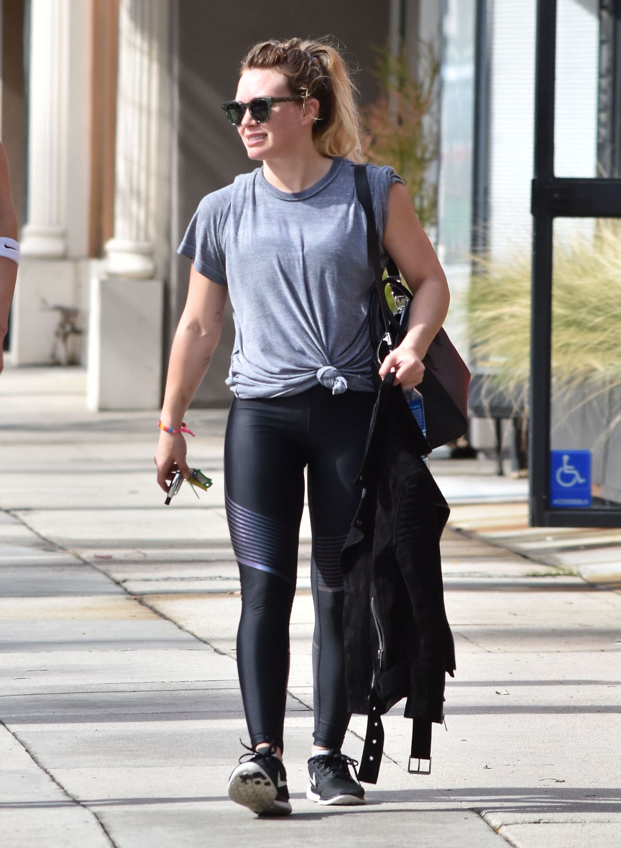 Hilary Duff at the Gym in Studio City 2/7/ 2017