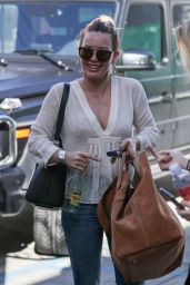 Hilary Duff - Grabbing a Coffee Before Going to the Salon in West Hollywood 2/22/ 2017