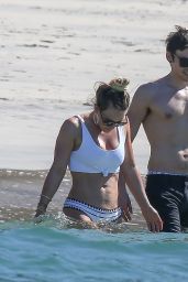 Hilary Duff in Bikini at a Beach in Costa Rica 02/15/ 2017