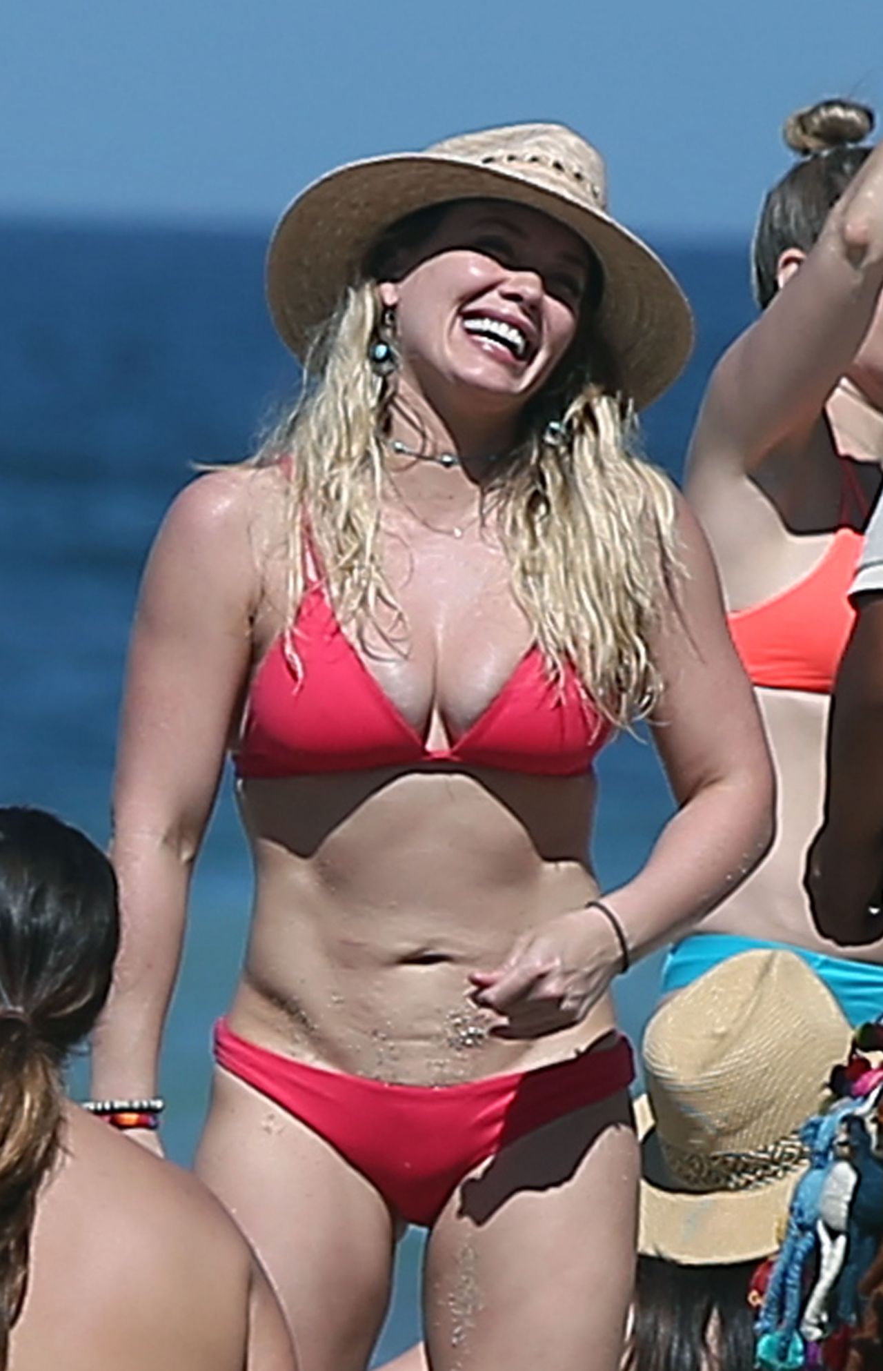 Hilary Duff In Red Bikini On The Beach In Mexico 24 2017-7804