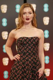 Holliday Grainger on Red Carpet at BAFTA Awards in London, UK 2/12/ 2017