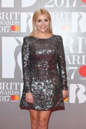 Holly Willoughby - The Brit Awards at O2 Arena in London 2/22/ 2017