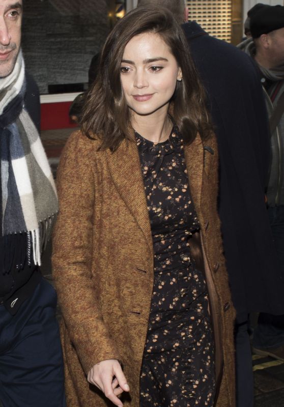 Jenna Coleman - On Her Way to BAFTAs Dinner in London, UK 2/10/ 2017