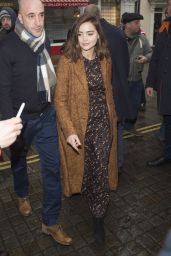 Jenna Coleman - On Her Way to BAFTAs Dinner in London, UK 2/10/ 2017