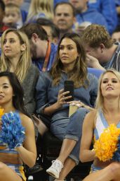 Jessica Alba - UCLA All Star Game in Los Angeles 2/18/ 2017 