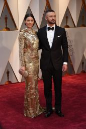 Jessica Biel – Oscars 2017 Red Carpet in Hollywood