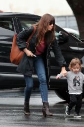Jessica Biel - Out With Her Son in Santa Monica 2/7/ 2017