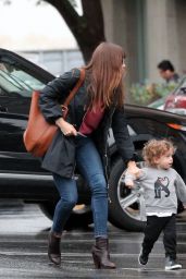 Jessica Biel - Out With Her Son in Santa Monica 2/7/ 2017