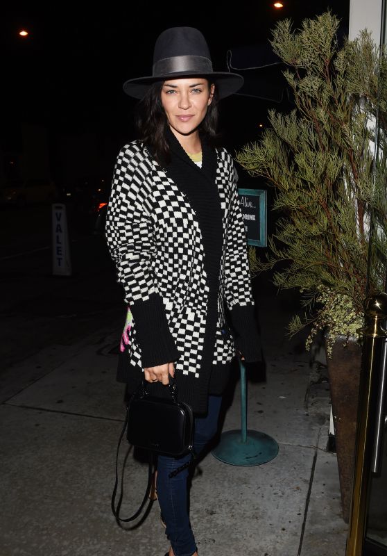 Jessica Szohr - Outside Catch Restaurant in Los Angeles 2/20/ 2017