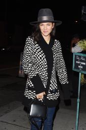 Jessica Szohr - Outside Catch Restaurant in Los Angeles 2/20/ 2017