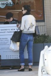Jordana Brewster - Shopping at Barneys New York in Beverly Hills 2/23/ 2017