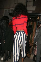Jourdan Dunn at Love Me 17 X Burberry Party at Annabel’s, Berkeley Square in London 2/20/ 2017