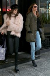 Kaia Gerber and Cindy Crawford - Mercer Street Hotel in New York City 2/15/ 2017