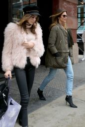 Kaia Gerber and Cindy Crawford - Mercer Street Hotel in New York City 2/15/ 2017