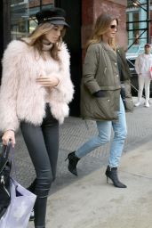 Kaia Gerber and Cindy Crawford - Mercer Street Hotel in New York City 2/15/ 2017