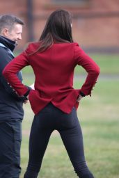 Kate Middleton in Tights - Visits RAF Cadets in Stamford 2/14/ 2017