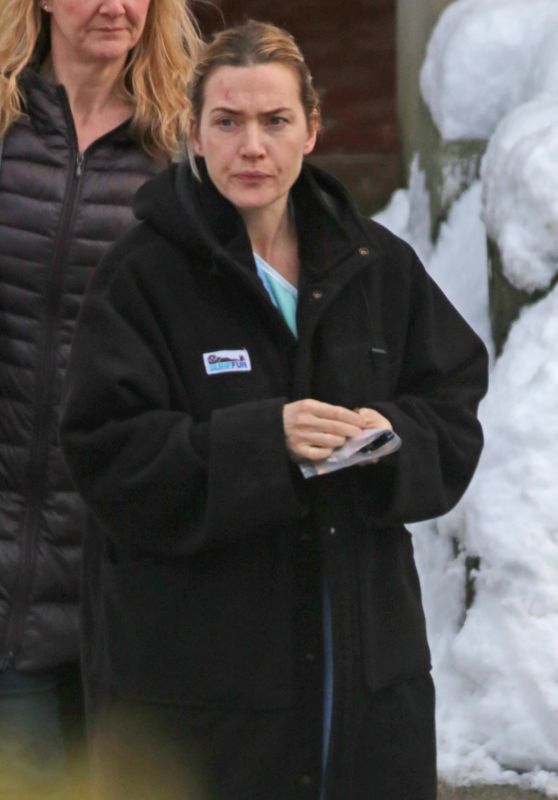 Kate Winslet - Finishes Shooting Interiors at Eagle Ridge Hospital in Port Moody, Canada 2/7/ 2017