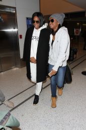 Kelly Rowland - LAX Airport in Los Angeles 2/1/ 2017