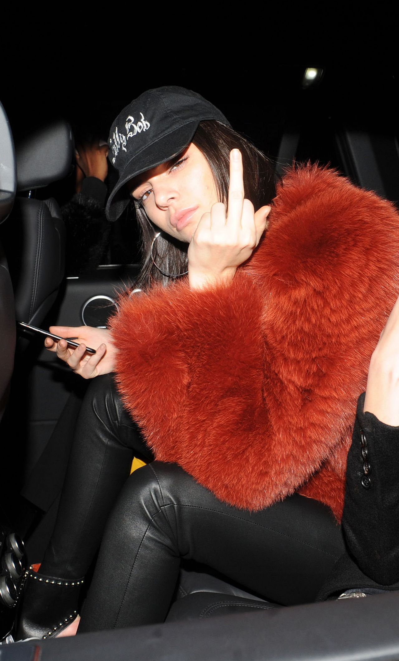 Kendall Jenner & Bella Hadid Give the Middle Finger - London 2/18/ 2017