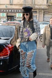 Kendall Jenner - Out and about in Milan, Italy 2/22/ 2017